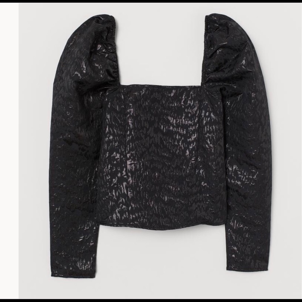 Jacquard weave top